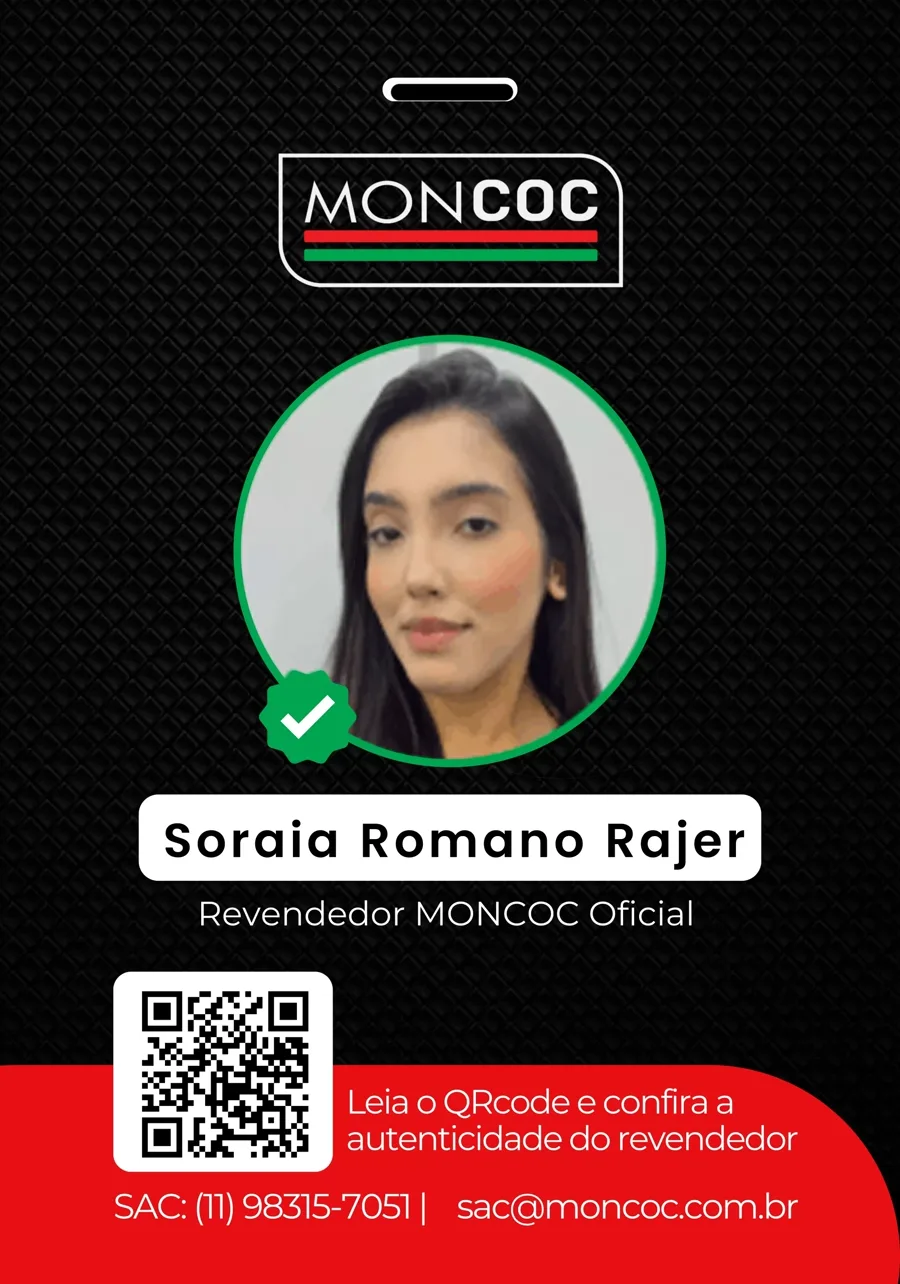 Crachá oficial MONCOC de Soraia Romano Rajer