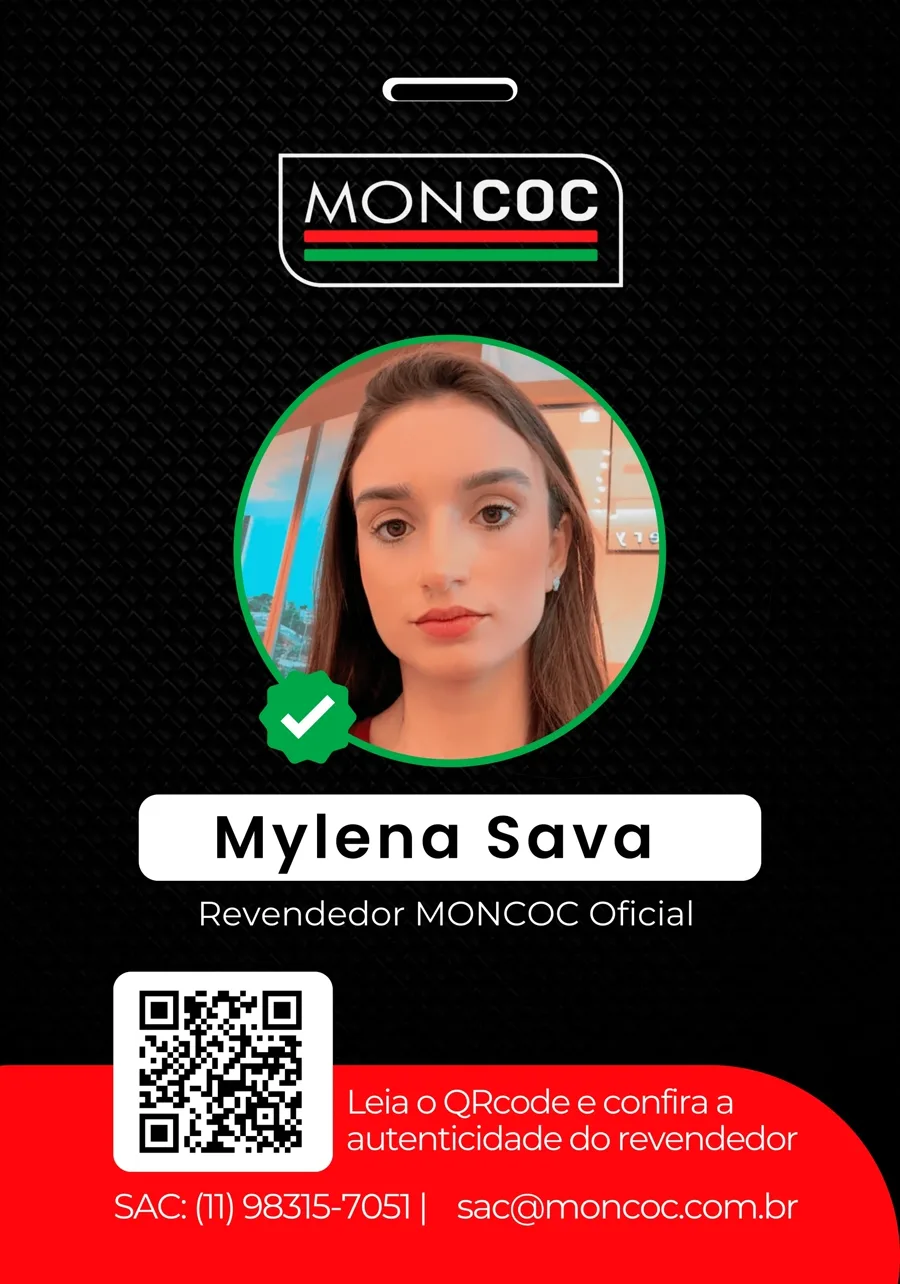 Crachá oficial MONCOC de Mylena Sava