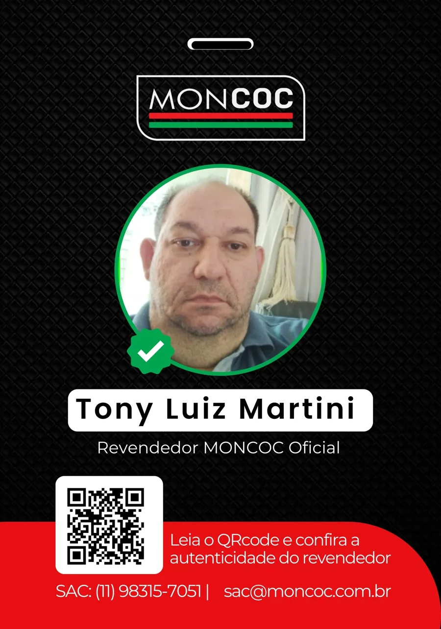 Crachá oficial MONCOC de Tony Luiz Martini