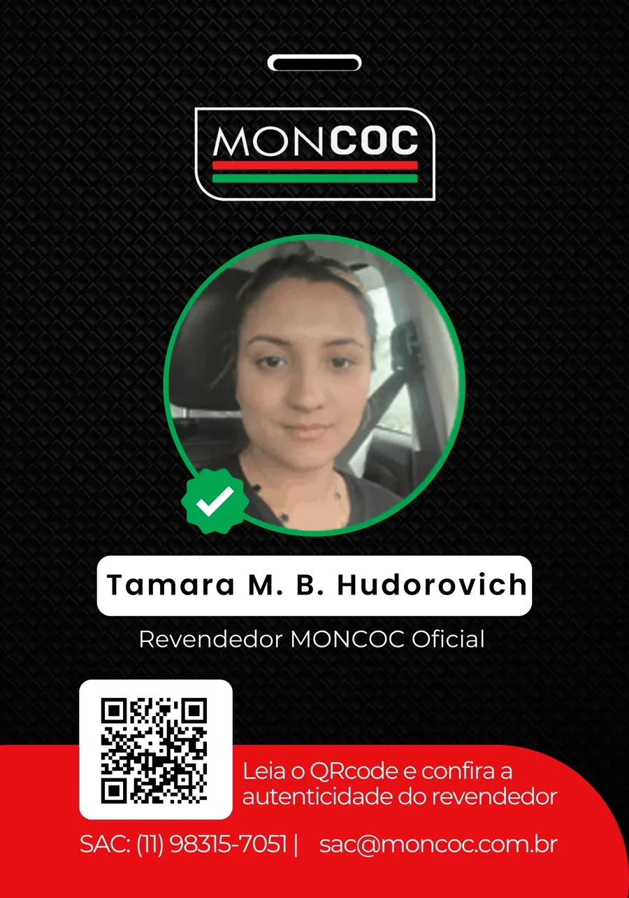 Crachá oficial MONCOC de Tamara M. B. Hudorovich