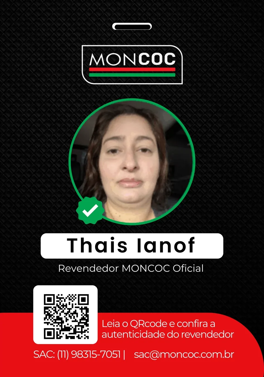 Crachá oficial MONCOC de thais ianof