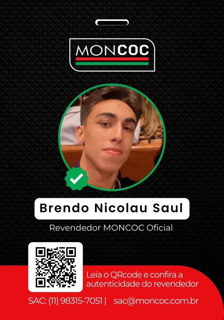 Crachá oficial MONCOC de Brendo Nicolau Saul